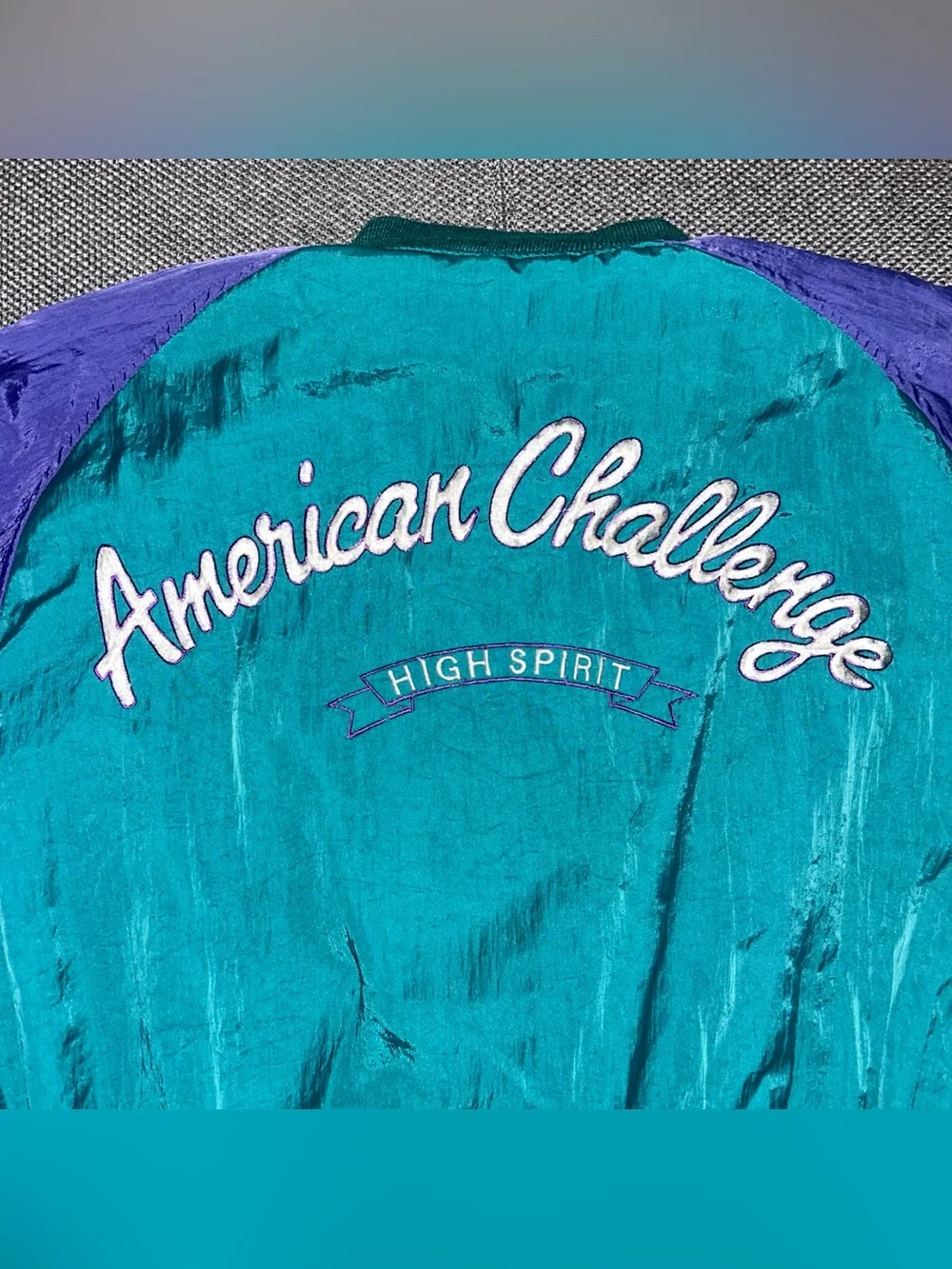 Vintage bold teal